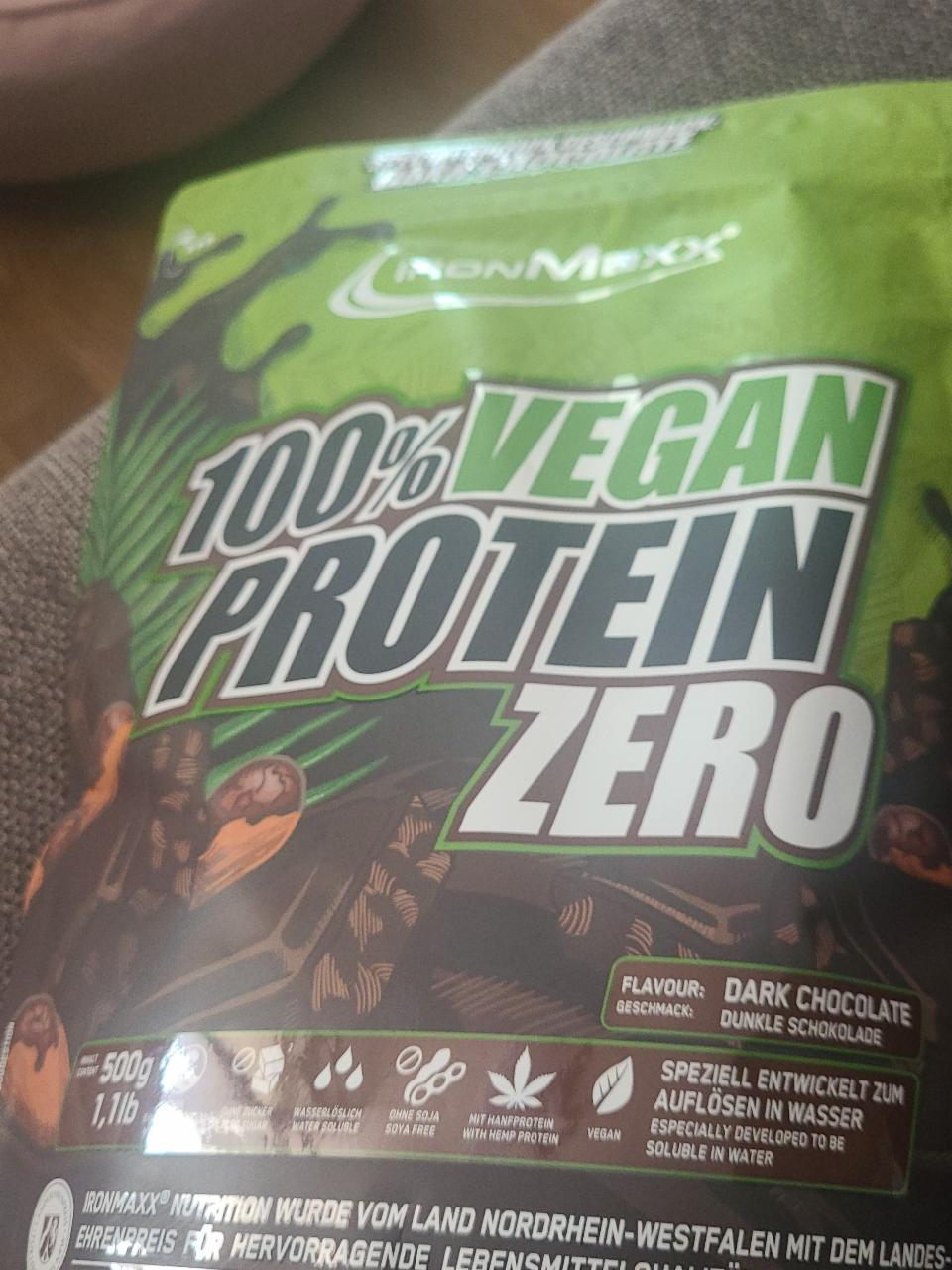 Fotografie - Vegan protein zero Dark Chocolate