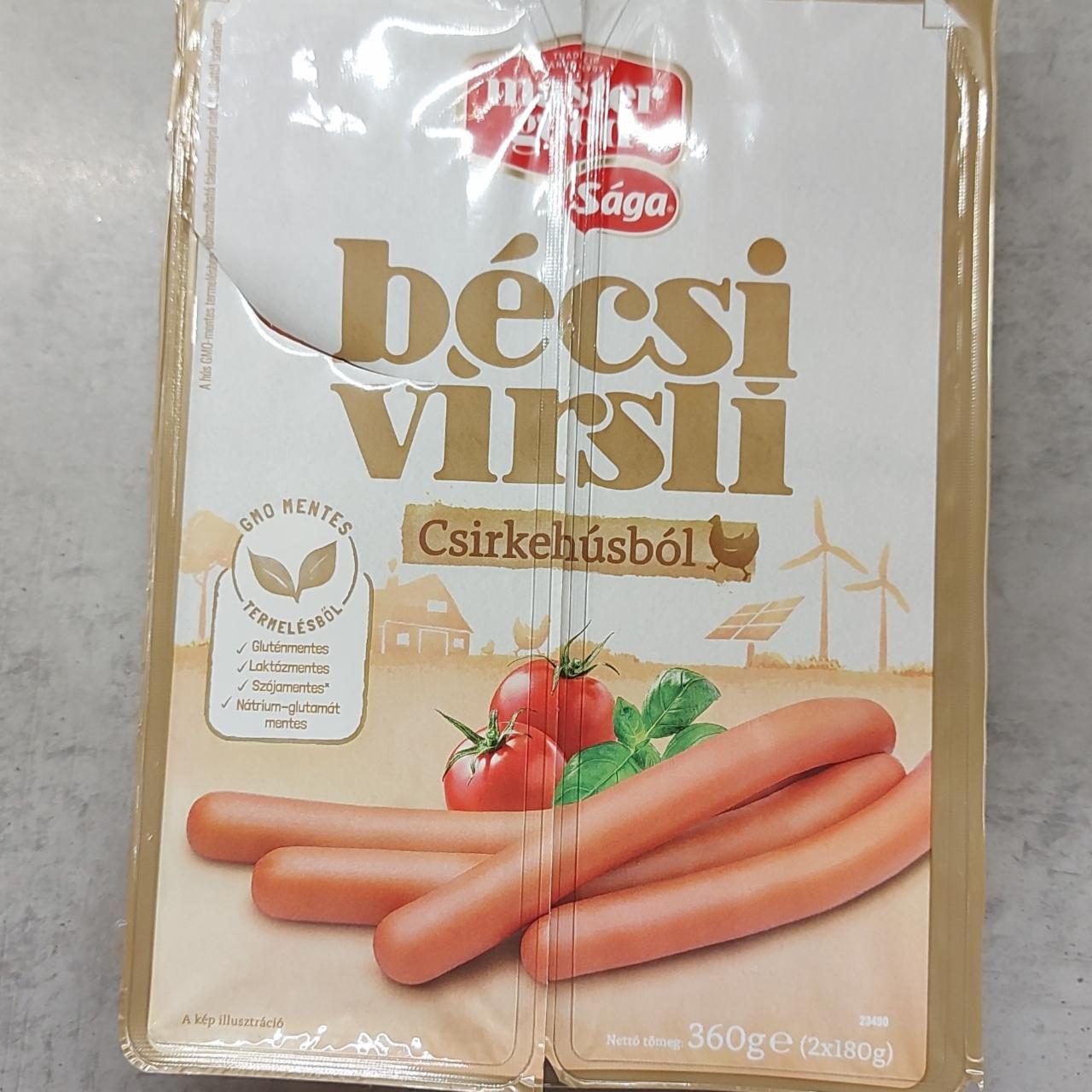 Fotografie - Bécsi virsli csirkehúsból Sága