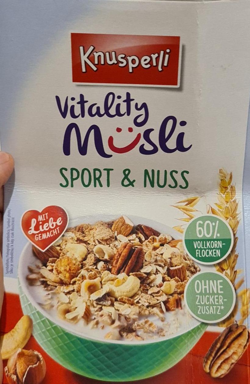 Fotografie - Vitality müsli Sport & Nuss Knusperli