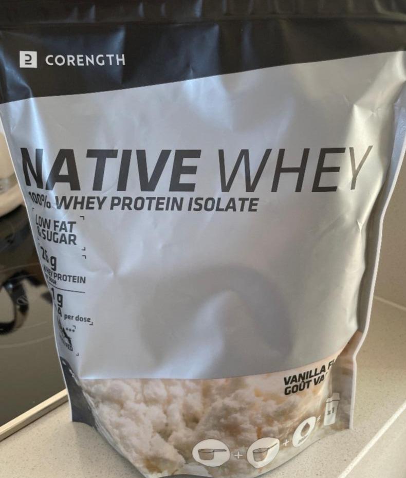 Fotografie - Native Whey Protein Isolate Vanilla Corength