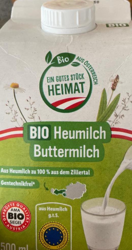 Fotografie - Bio Heumilch Buttermilch Ein gutes Stück Heimat