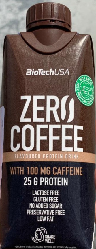 Fotografie - Zero Coffee flavoured proteín drink