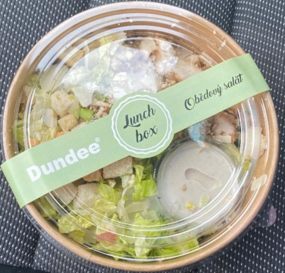 Fotografie - Lunch box obědový salát Caesar s kuřecím masem Dundee