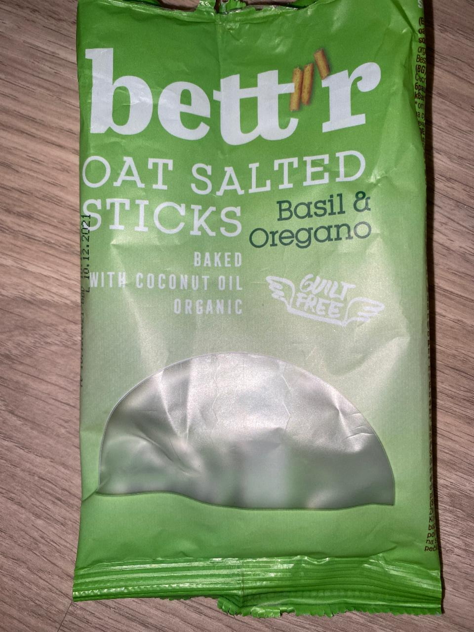 Fotografie - Oat Salted Sticks Basil & Oregano bett’r