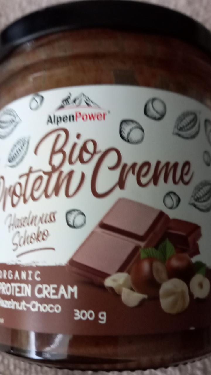 Fotografie - Bio Protein Creme Hazelnuss Schoko AlpenPower