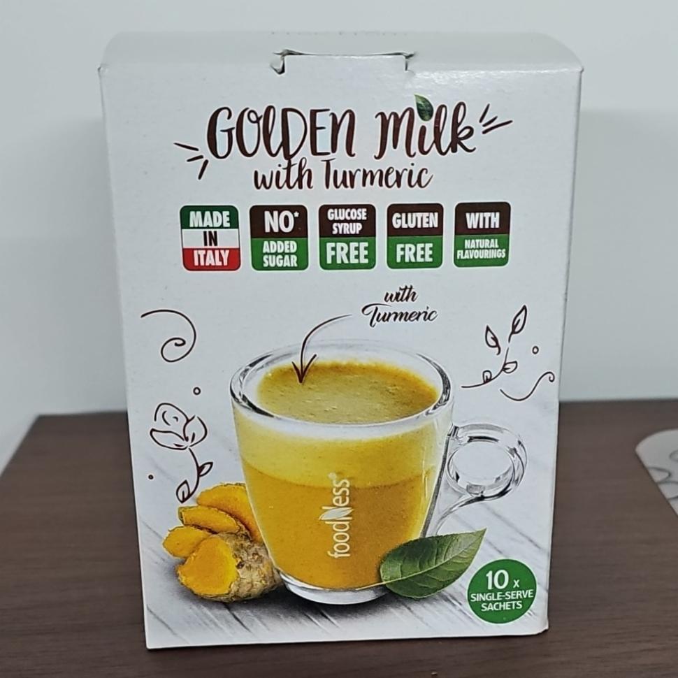 Fotografie - Golden Milk with Turmeric FoodNess