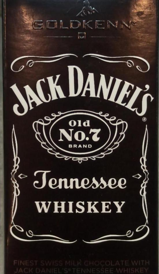 Fotografie - Finest Swiss Milk chocolate with Jack Daniel's Tennessee Whiskey Goldkenn