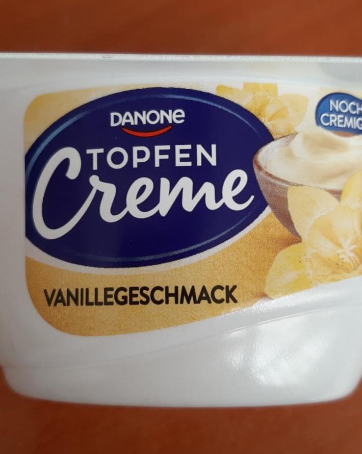 Fotografie - Topfen Creme Danone Vanillegeschmack