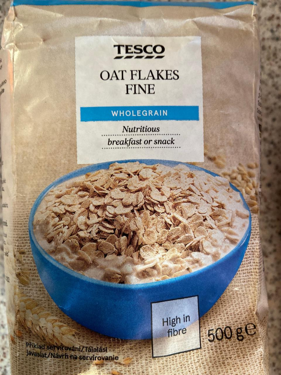 Fotografie - Oat flakes fine wholegrain Tesco