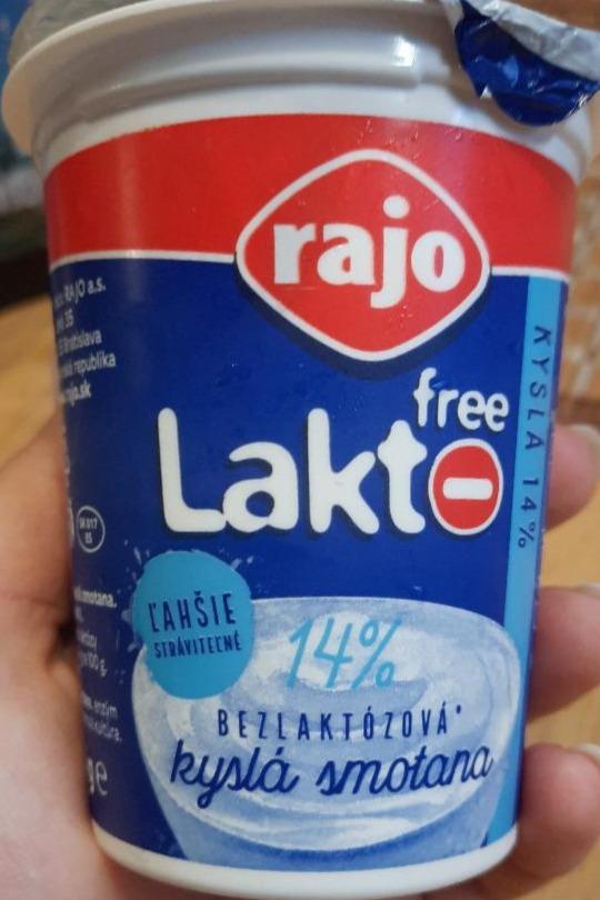 Fotografie - Kyslá smotana bezlaktózová 14% Rajo Lakto Free