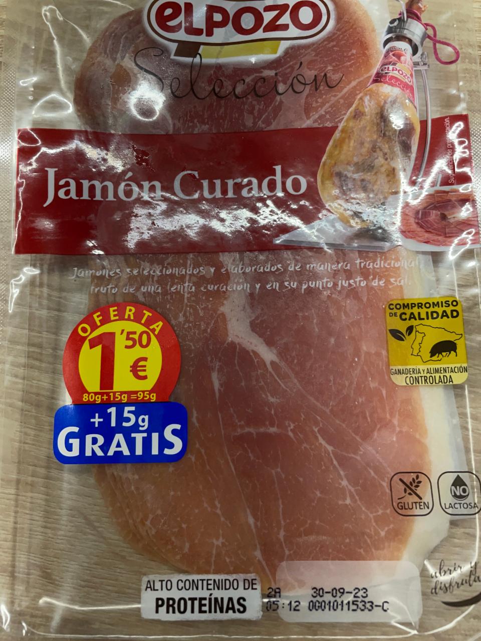 Fotografie - Jamón curado Elpozo