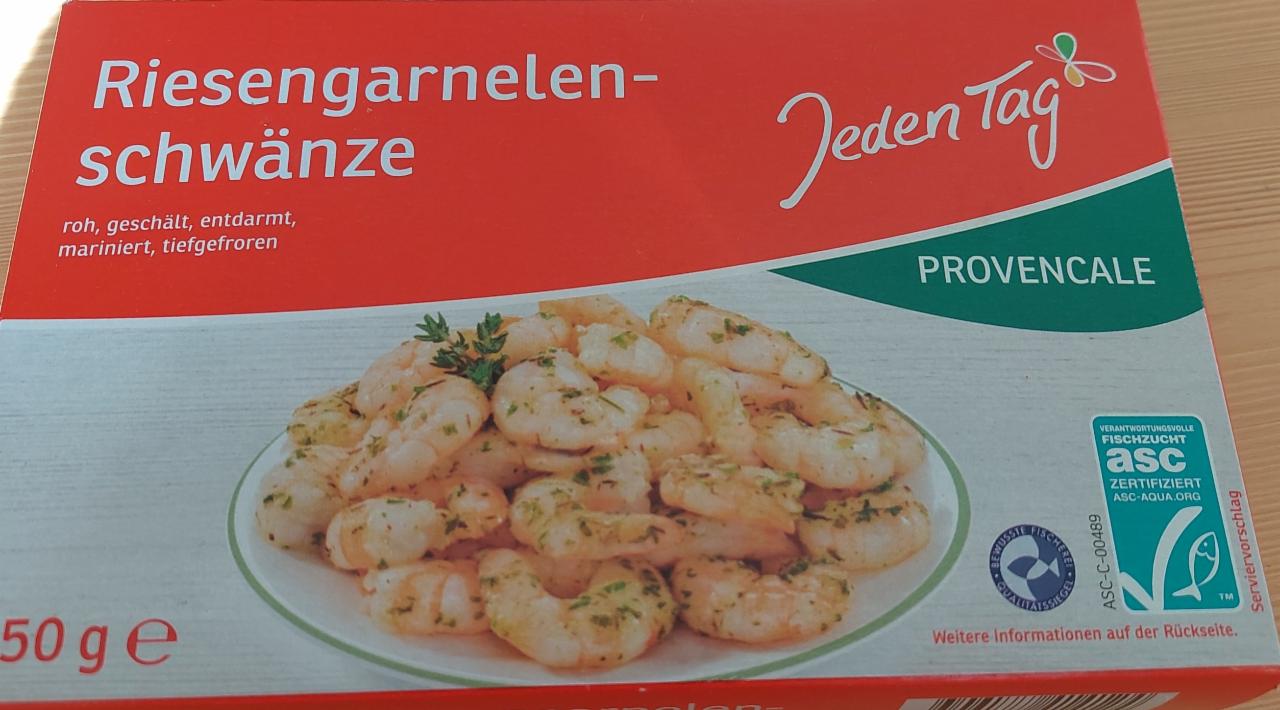 Fotografie - Riesengarnelen-schwänze Provencale Jeden Tag