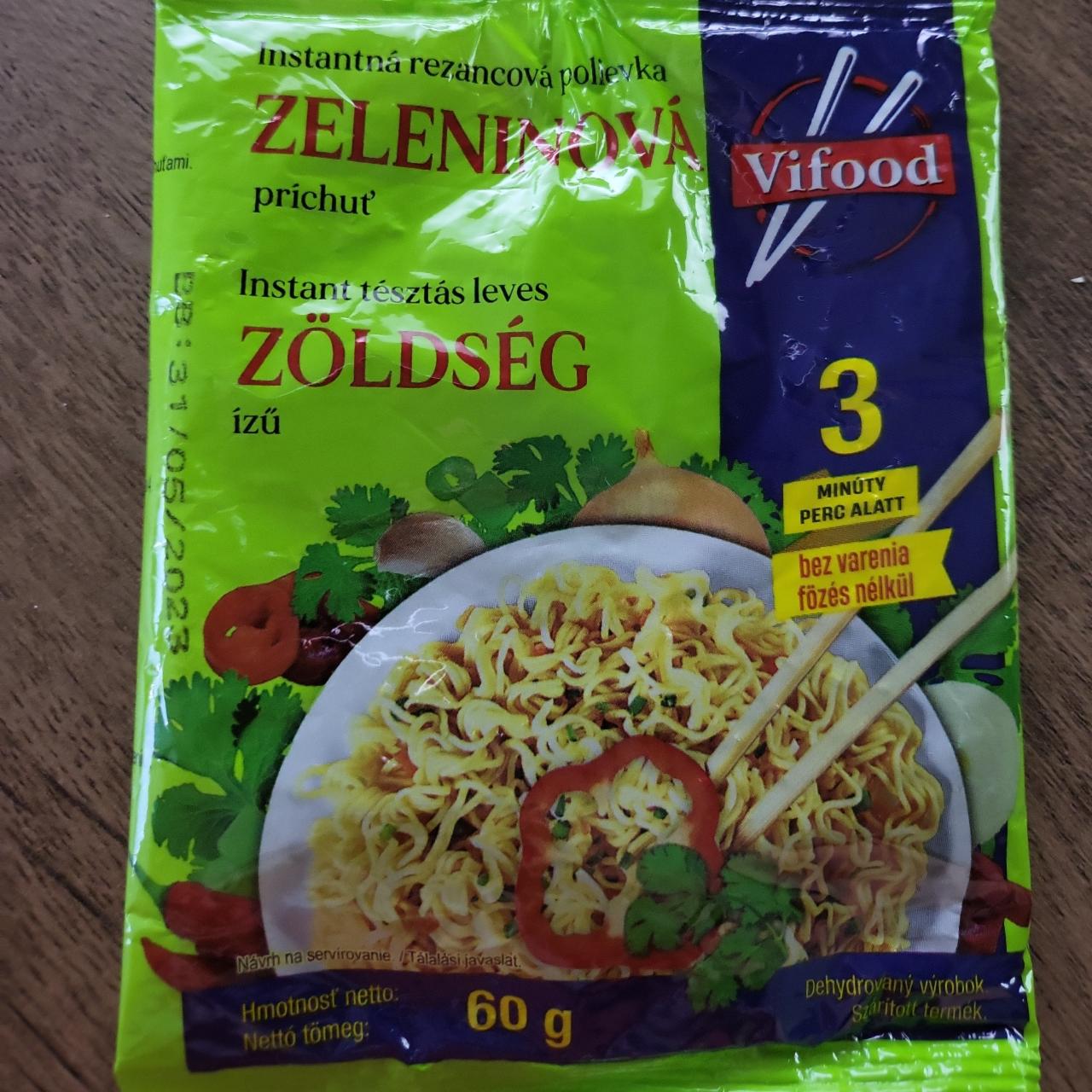 Fotografie - instantná rezancova polievka zeleninova prichut Vifood