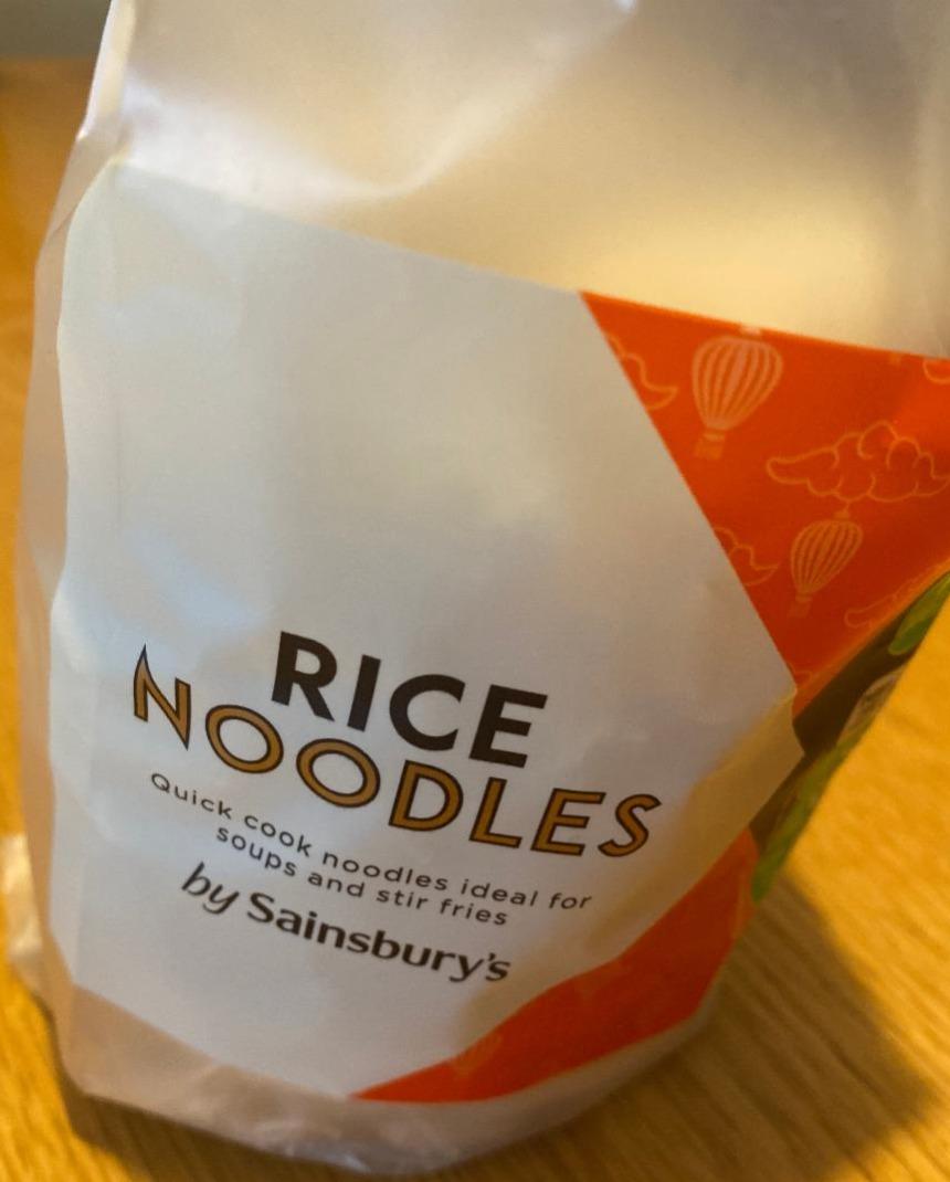 Fotografie - Rice Noodles by Sainsbury's