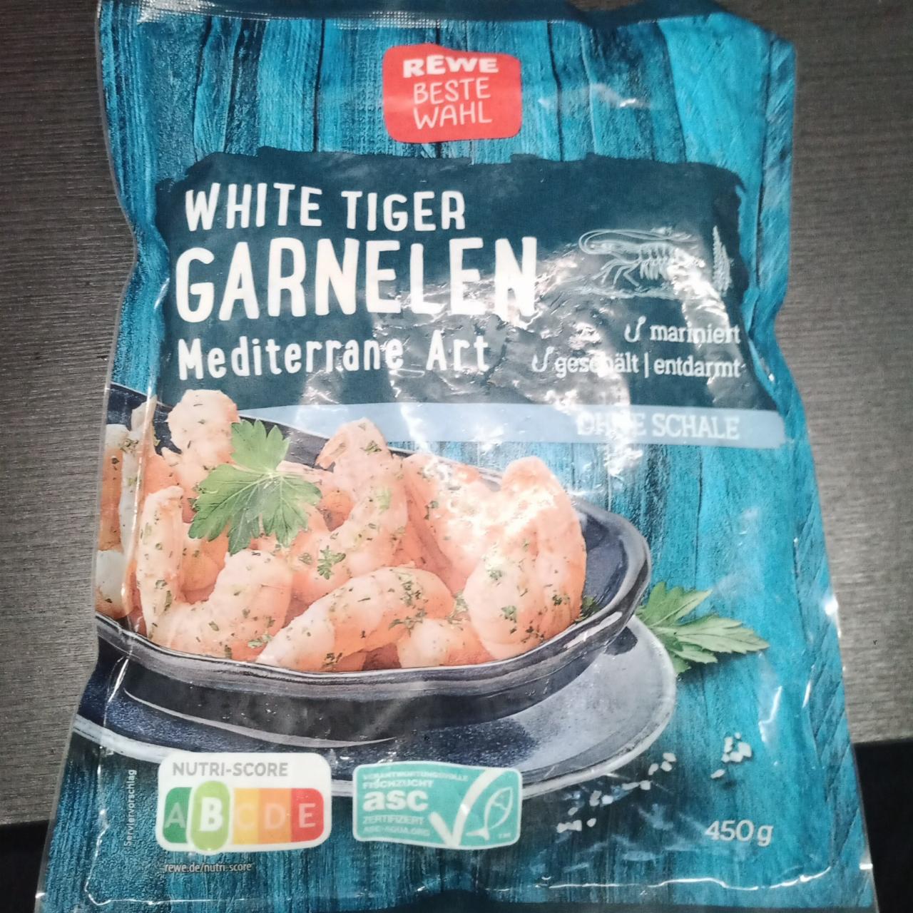 Fotografie - White Tiger Garnelen Mediterrane Art REWE Beste Wahl