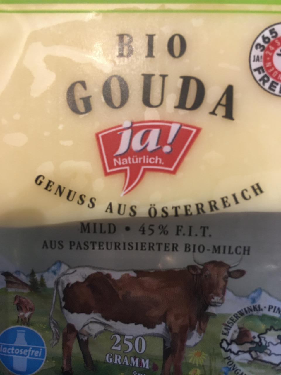 Fotografie - Bio Gouda 45% Ja!Naturlich