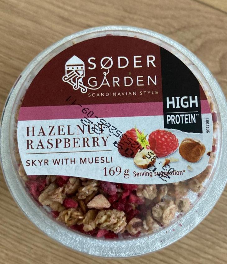 Fotografie - Hazelnut Raspberry Skyr with muesli Soder Garden