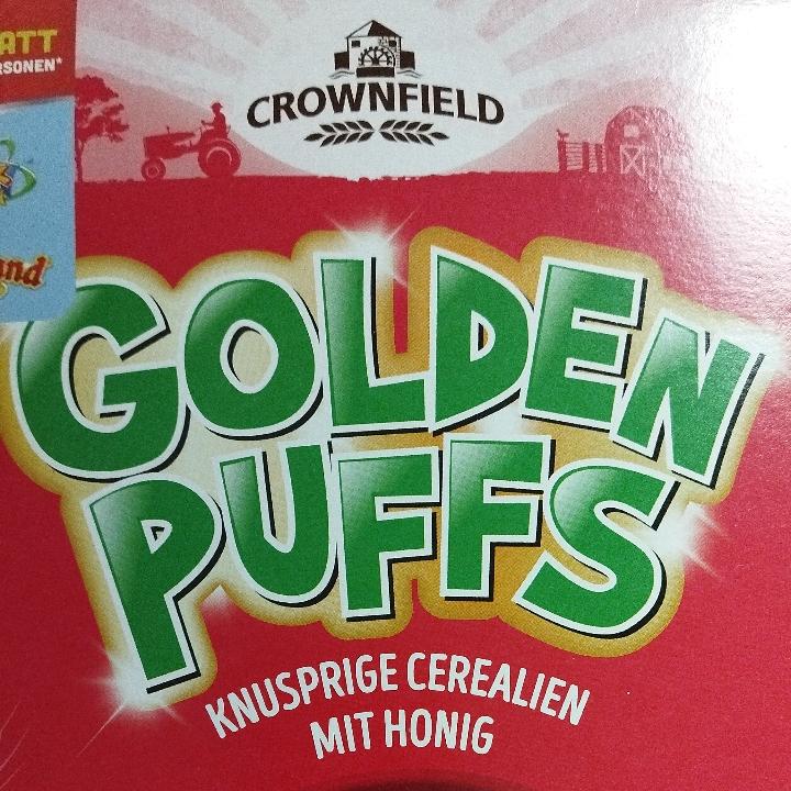 Fotografie - Golden Puffs knusprige cerealien mit honig Crownfield