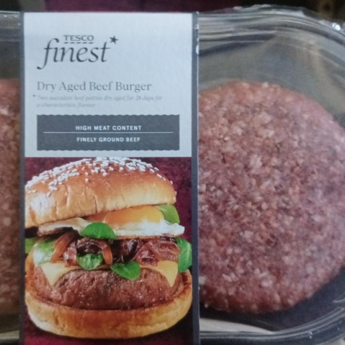 Fotografie - Dry aged beef burger Tesco finest