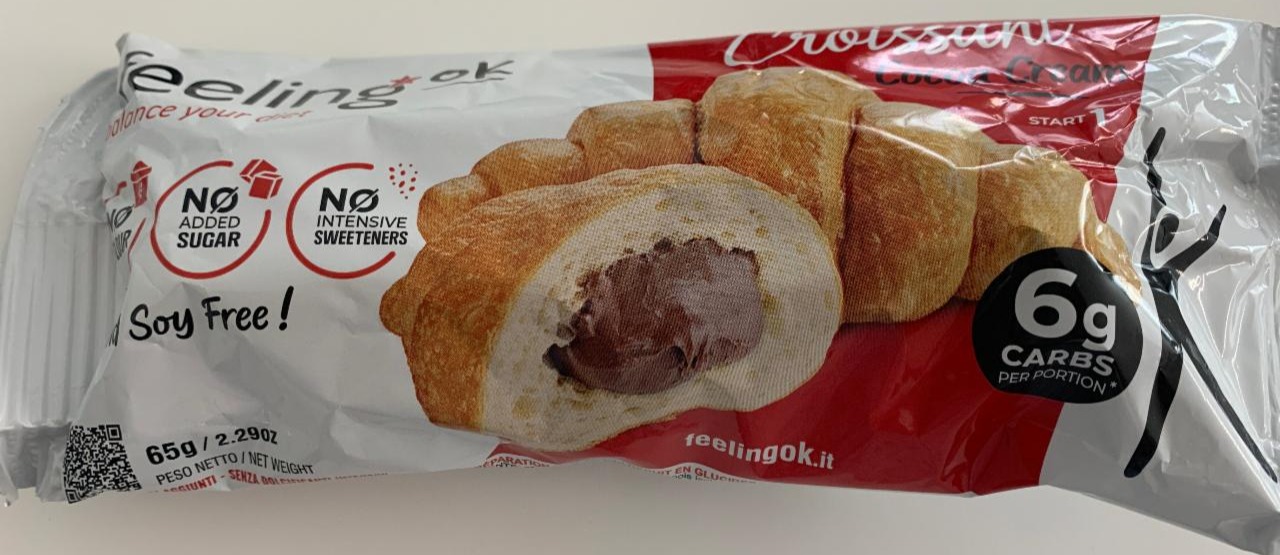 Fotografie - Low Carb Croissant with Cocoa Cream FeelingOK