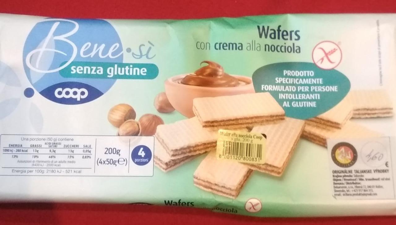 Fotografie - Wafers con crema alla nocciola Bene si coop