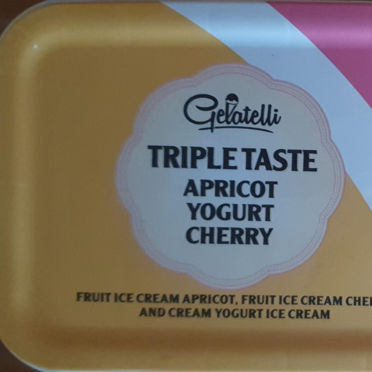 Fotografie - Triple taste apricot yogurt cherry
