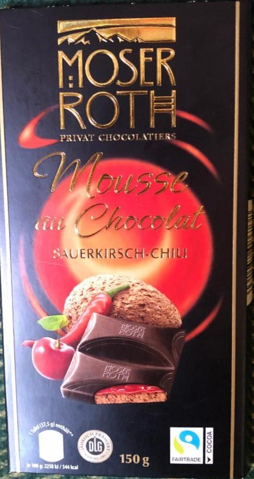 Fotografie - Mousse au Chocolat cherry chili - Moser Roth