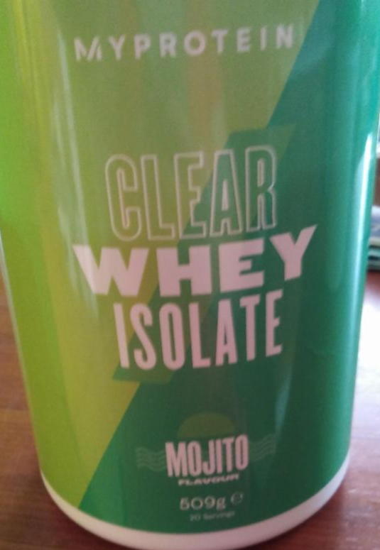Fotografie - Clear whey isolate Mojito Myprotein