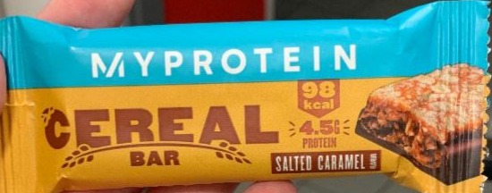 Fotografie - Cereal bar salted caramel MyProtein