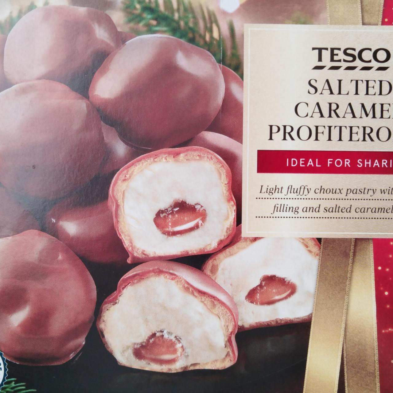 Fotografie - Salted caramel profiterol Tesco