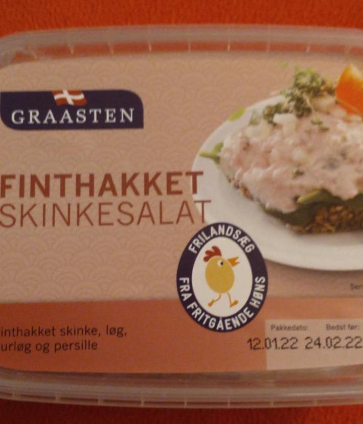 Fotografie - Finthakket skinkesalat