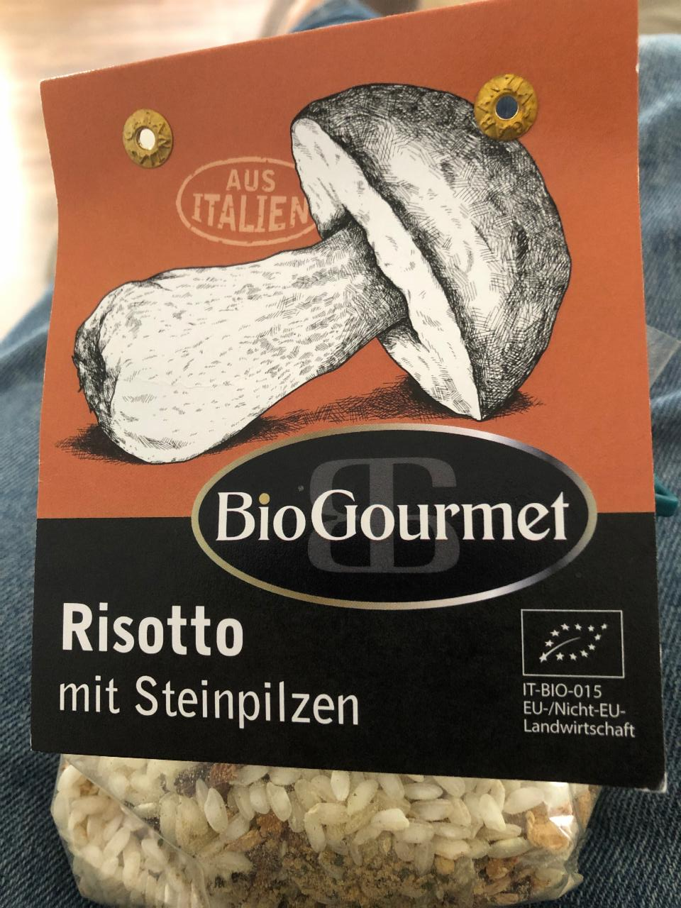 Fotografie - Risotto mit Steinpilzen BioGourmet