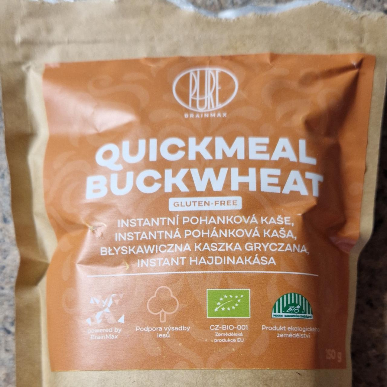 Fotografie - Quickmeal Buckwheat Instantná pohánková kaša Pure Brainmax