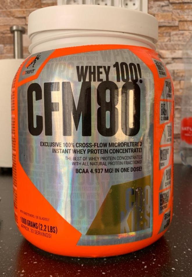 Fotografie - CFM 80 Whey 100! Cookies Extrifit