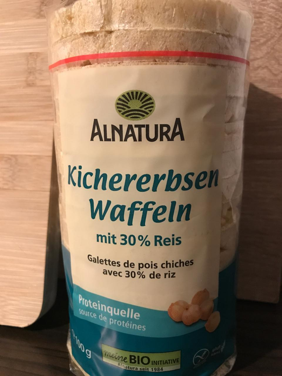 Fotografie - Kichererbsen Waffeln Alnatura