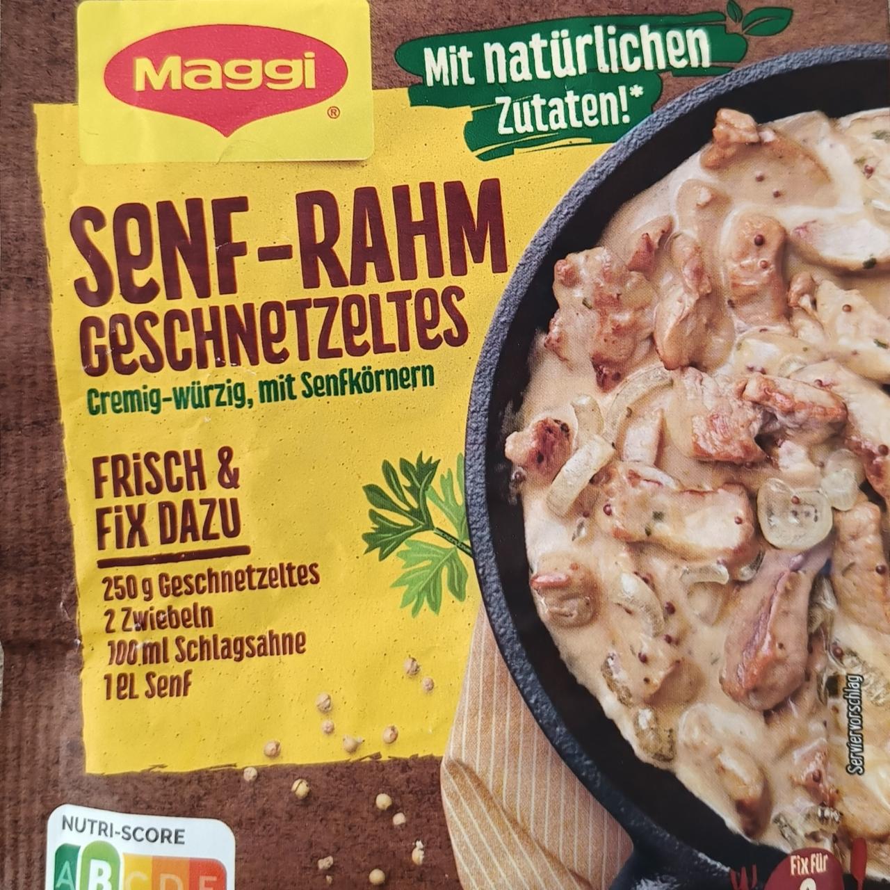 Fotografie - Senf-Rahm geschnetzeltes Maggi