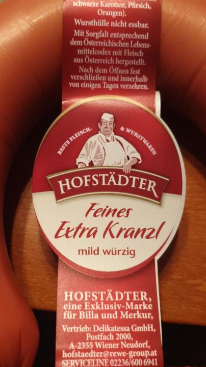 Fotografie - Feines Extra Kranzl mit wūrzig Hofstädter