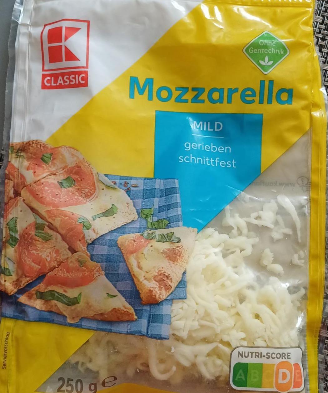 Fotografie - Mozzarella mild grated K-Classic