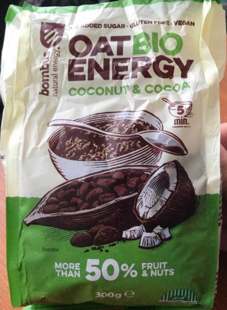 Fotografie - Oat Bio Energy Coconut & Cocoa Bombus