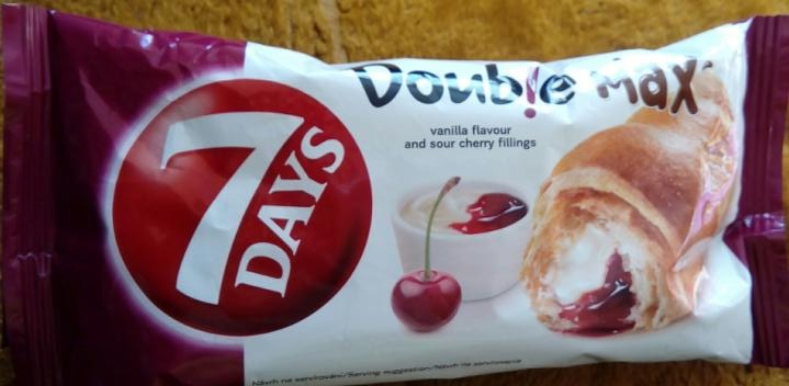 Fotografie - 7 days double max vanilla flavour and sour cherry fillings