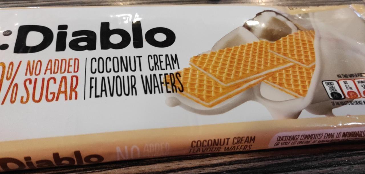 Fotografie - No Added Sugar Coconut Cream Wafer Diablo