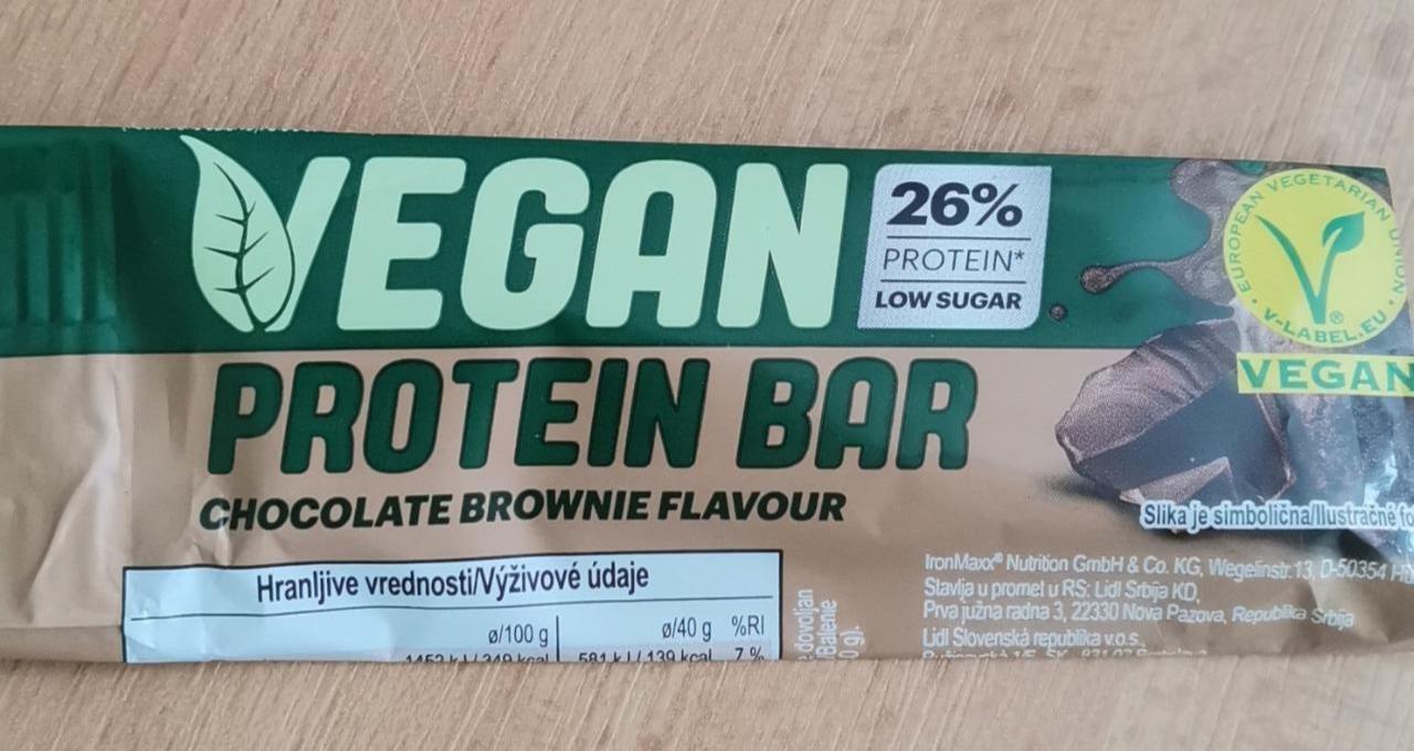Fotografie - Vegan Protein Bar Chocolate brownie flavour
