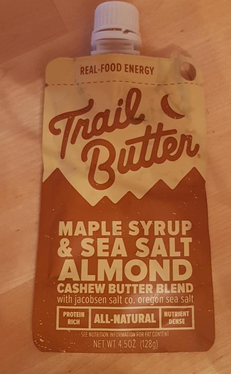 Fotografie - Maple Syrup & Sea Salt Almond Cashew Butter Blend Trail Butter