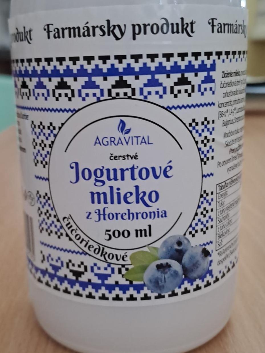 Fotografie - Jogurtové mlieko z Horehronia čučoriedkové Agravital