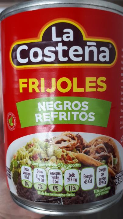 Fotografie - Frijoles negros refritos La Costeña