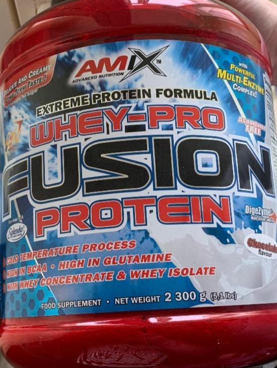 Fotografie - whey-pro fusion protein strawberry