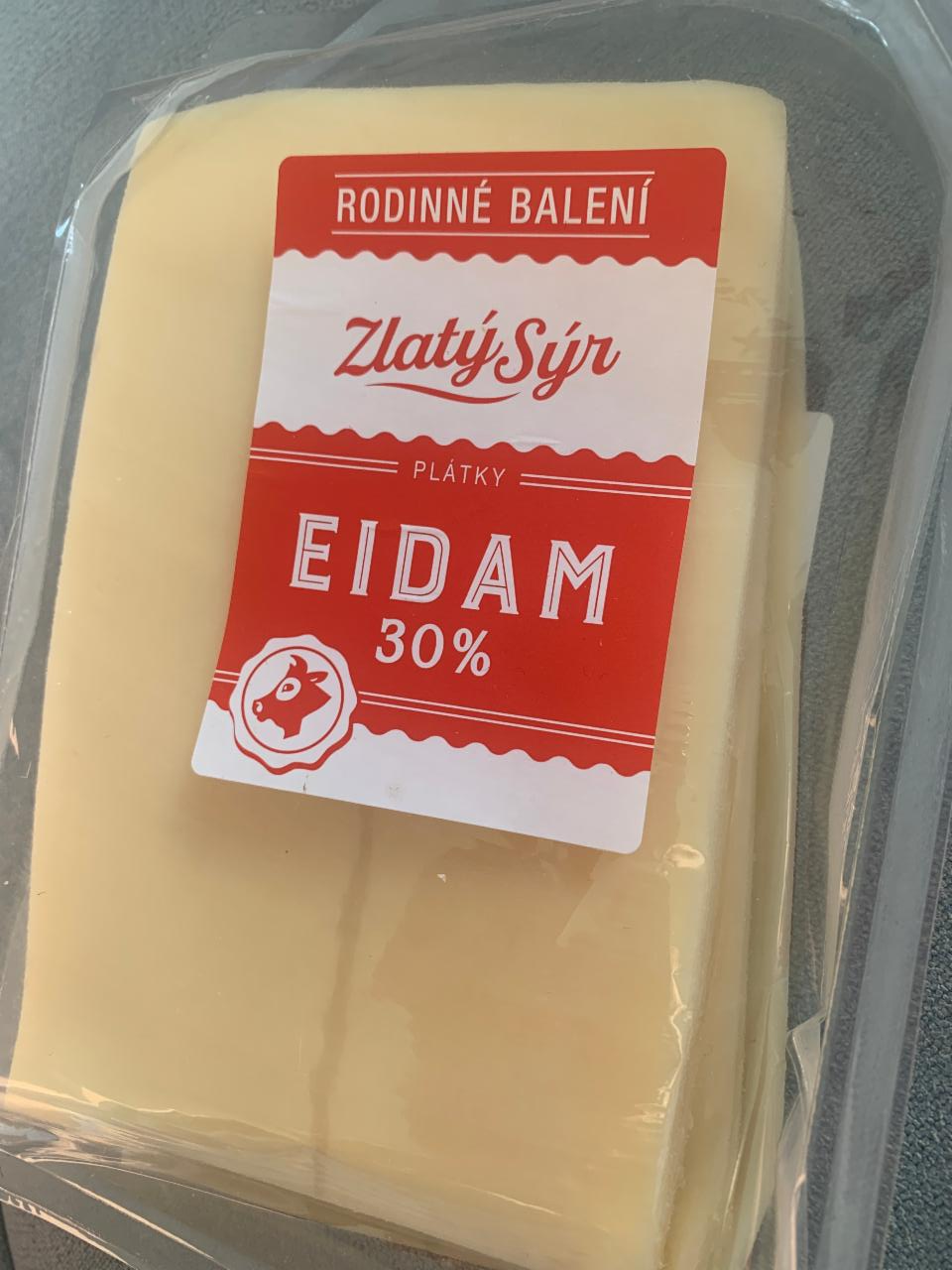 Fotografie - zlatý sýr EIDAM 30%