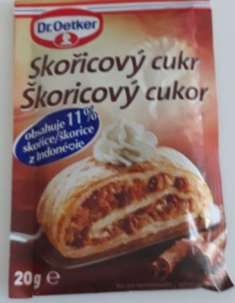 Fotografie - skořicový cukr Dr.Oetker