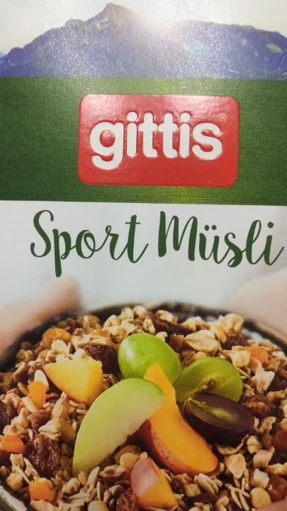 Fotografie - Gittis sport musli