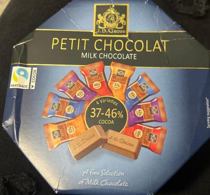 Fotografie - Petit Chocolat Milk chocolate J.D.Gross